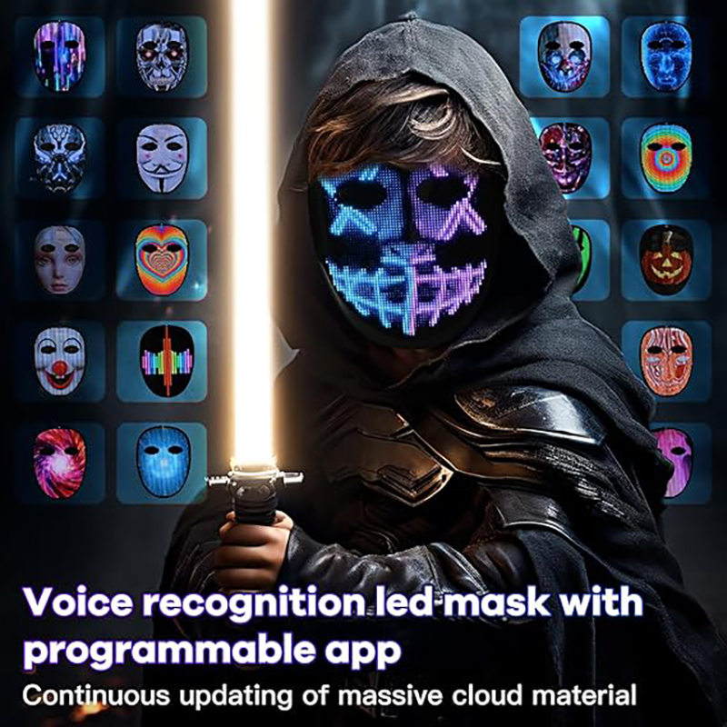 Led Mask with Voice Recognitio - Led Purge Mask Halloween review and price