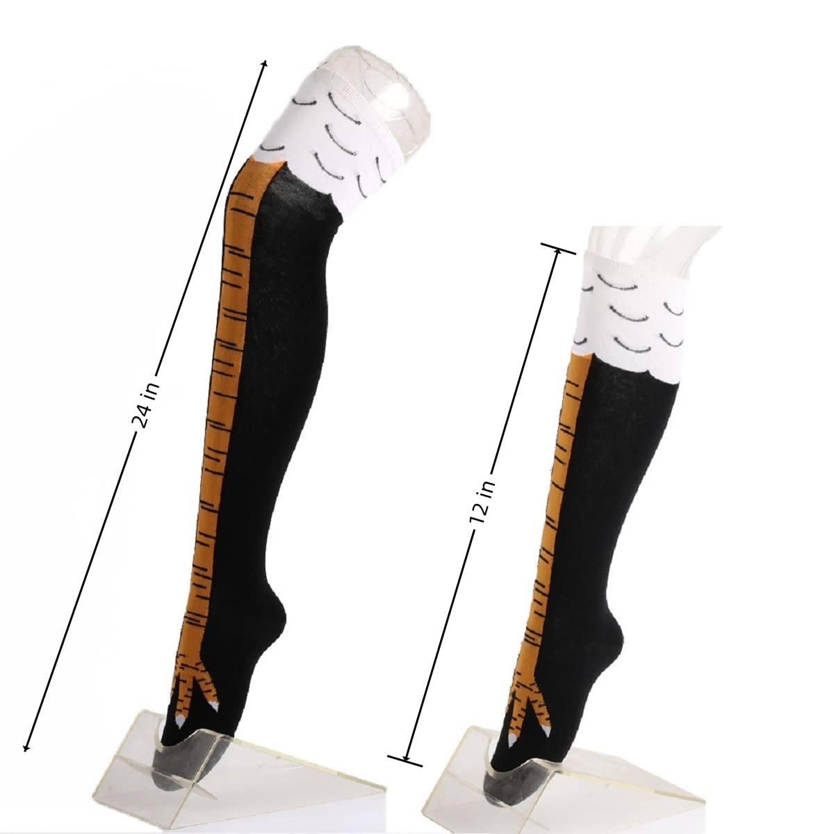 Women Thigh High Stockings Chi - Funny Chicken Leg Socks review and price