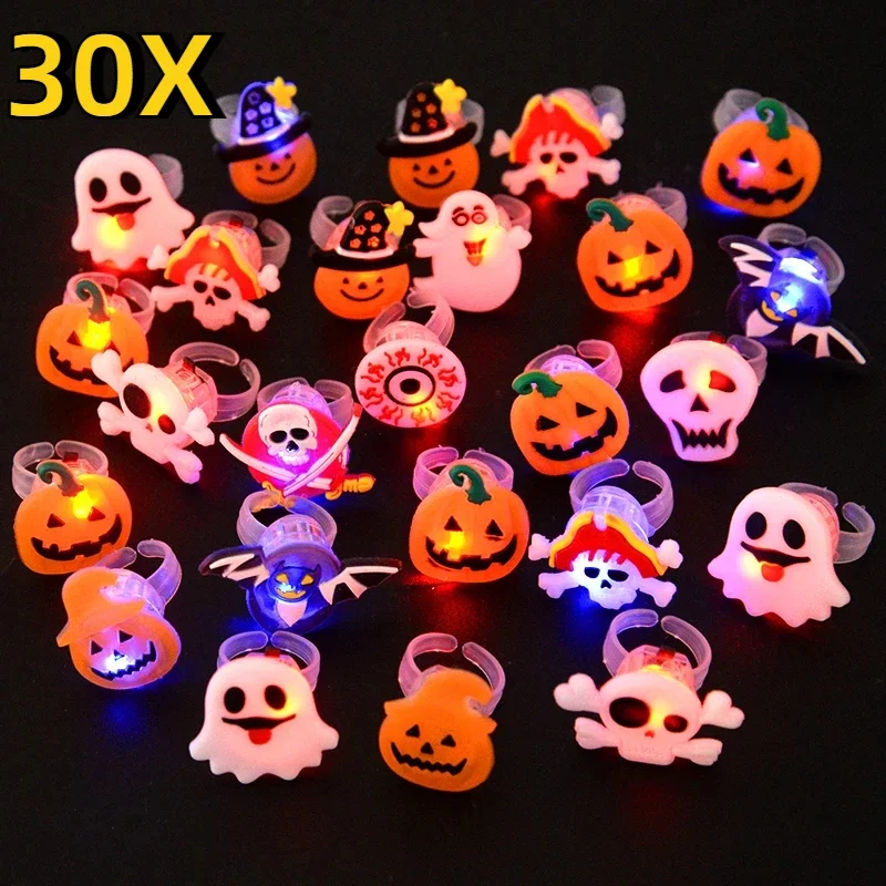 Halloween Luminous Rings Creat - Glow In The Dark Party Glasses review and price