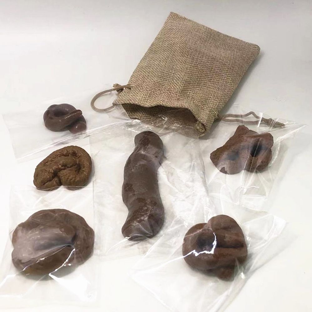 6Pcs Turd Mischief Tricky  Foo - Fake Poop Gag Gift review and price
