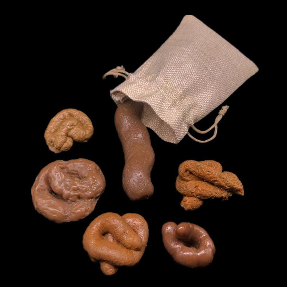 6Pcs Turd Mischief Tricky  Foo - Fake Poop Gag Gift review and price