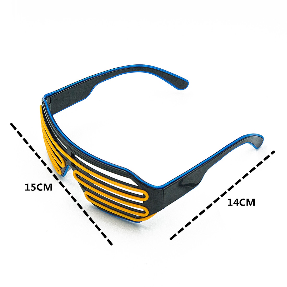 Glowing Glasses LED Gafas Lumi - Glow In The Dark Party Glasses review and price