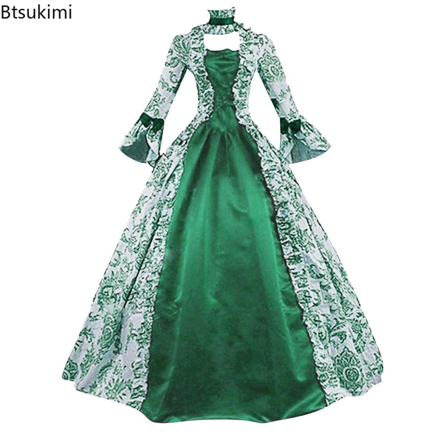 New Medieval Flare Sleeve Dres - Medieval Renaissance Dress Women review and price