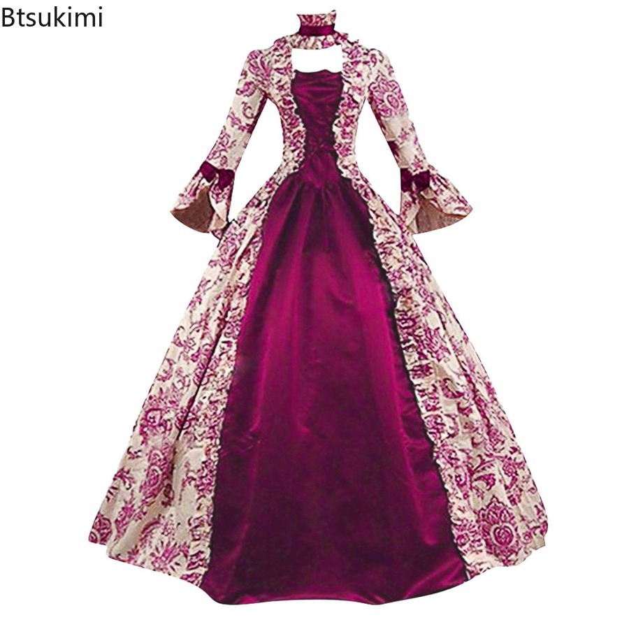 New Medieval Flare Sleeve Dres - Medieval Renaissance Dress Women review and price