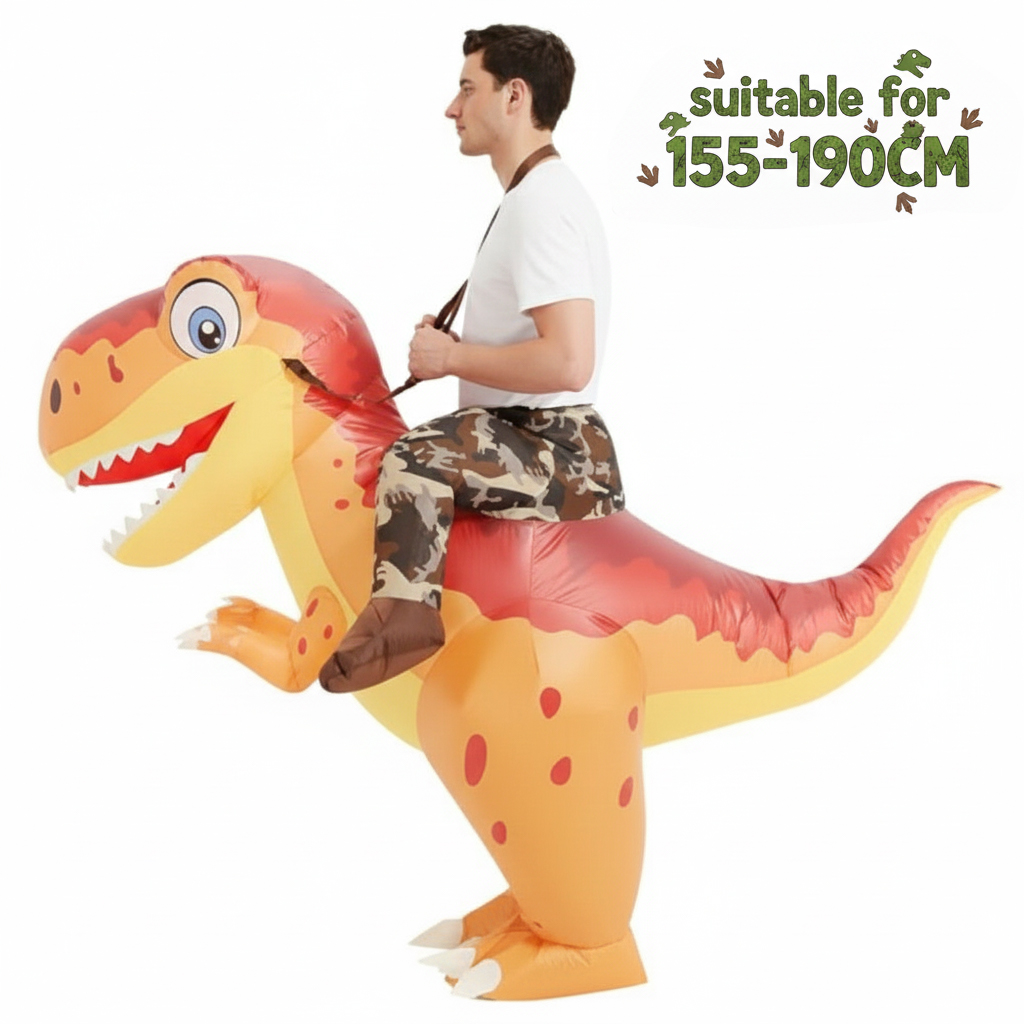 Adult Inflatable Dinosaur Ridi - Inflatable Dinosaur Costume Adult review and price