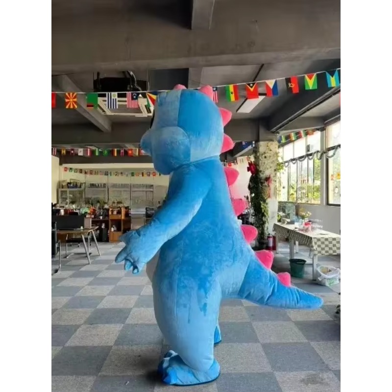 2m/2.6m Inflatable Blue Dragon - Inflatable Dinosaur Costume Adult review and price