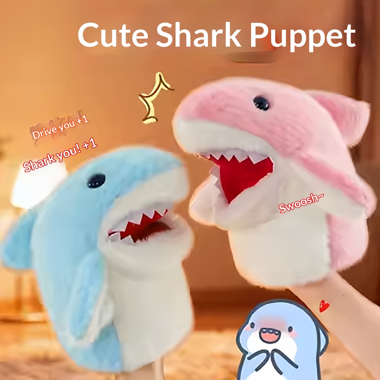 Shark Hand Puppet Plush Shark  - Prank Toys review and price