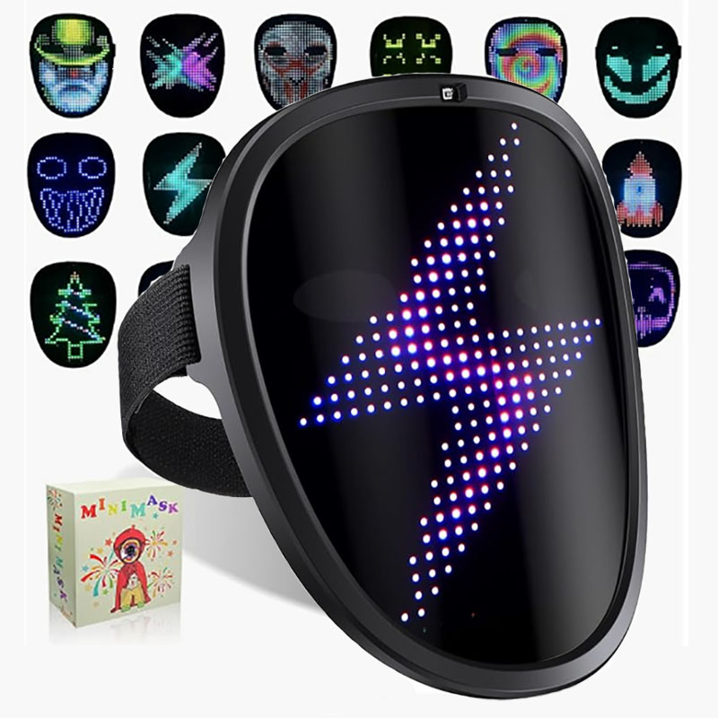 LED Mask with Gesture Sensing  - Led Purge Mask Halloween review and price