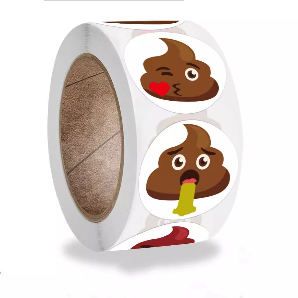 100-500pcs Funny Poop Cartoon  - Prank Toys review and price