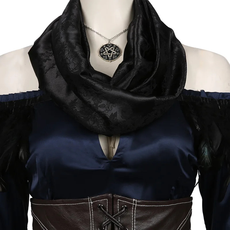 Yennefer Cosplay Fantasia Cost - Medieval Renaissance Dress Women review and price