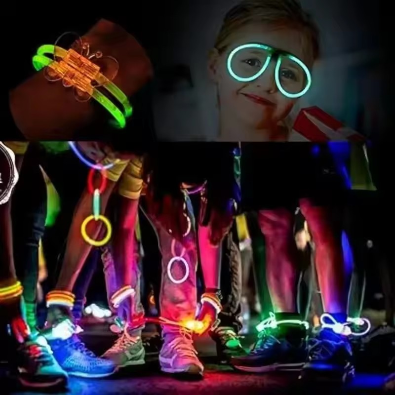 50/100Pcs Fluorescence Sticks  - Glow In The Dark Party Glasses review and price