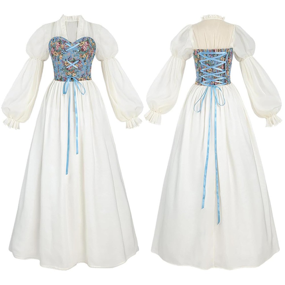 Renaissance Style Corset Waist - Medieval Renaissance Dress Women review and price